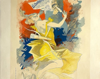 Póster original Maitres de L'Affiche PL 49 - Le Courier Francais de Jules Cheret
