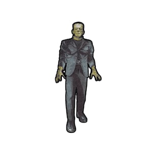 Frankenstein Walking Embroidered Patch