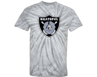 Dead Co &quot;Raiders&quot; Grateful Jerry Tie Dye Tee
