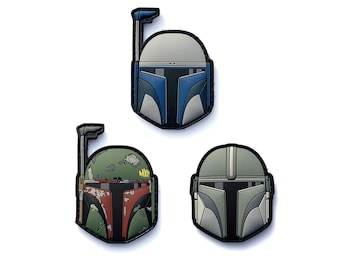 Mandalorian Rubber Patches w/hook back