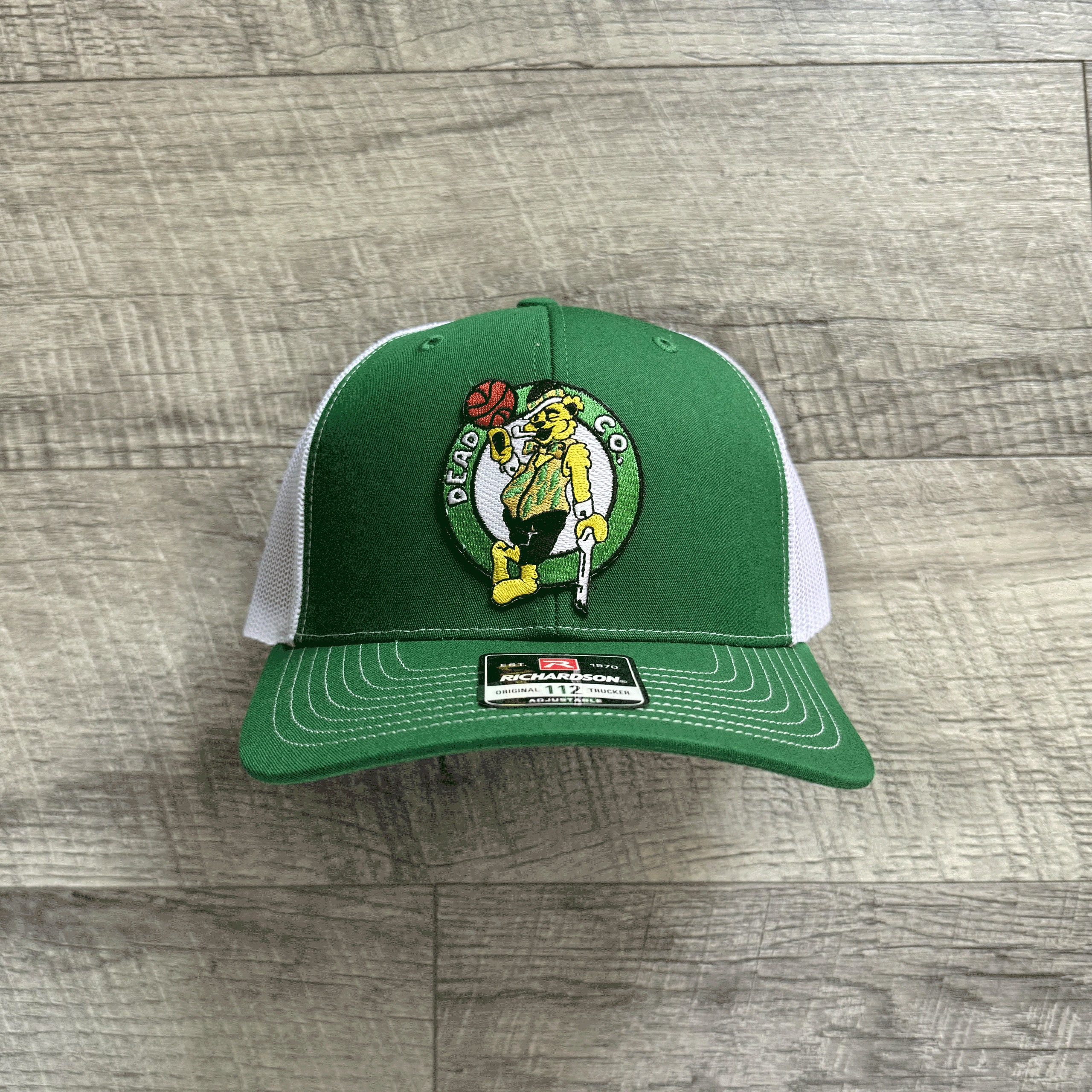 Dead Co Boston Celtics Embroidered Patch Hat Etsy