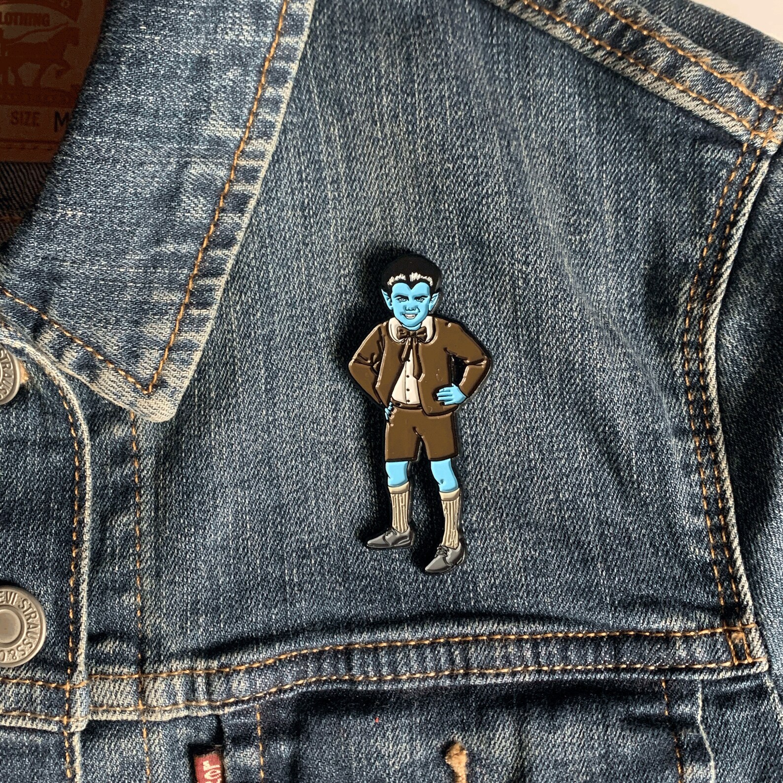 Eddie Munster Enamel Pin | Etsy