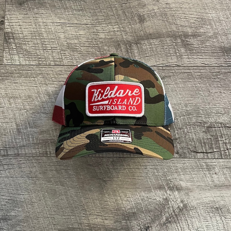 Kildare Island Surfboard Co. Embroidered Patch Hat Etsy Ireland