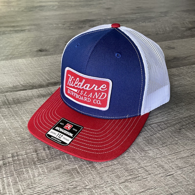 Kildare Island Surfboard Co. Embroidered Patch Camo Hat - Etsy Finland