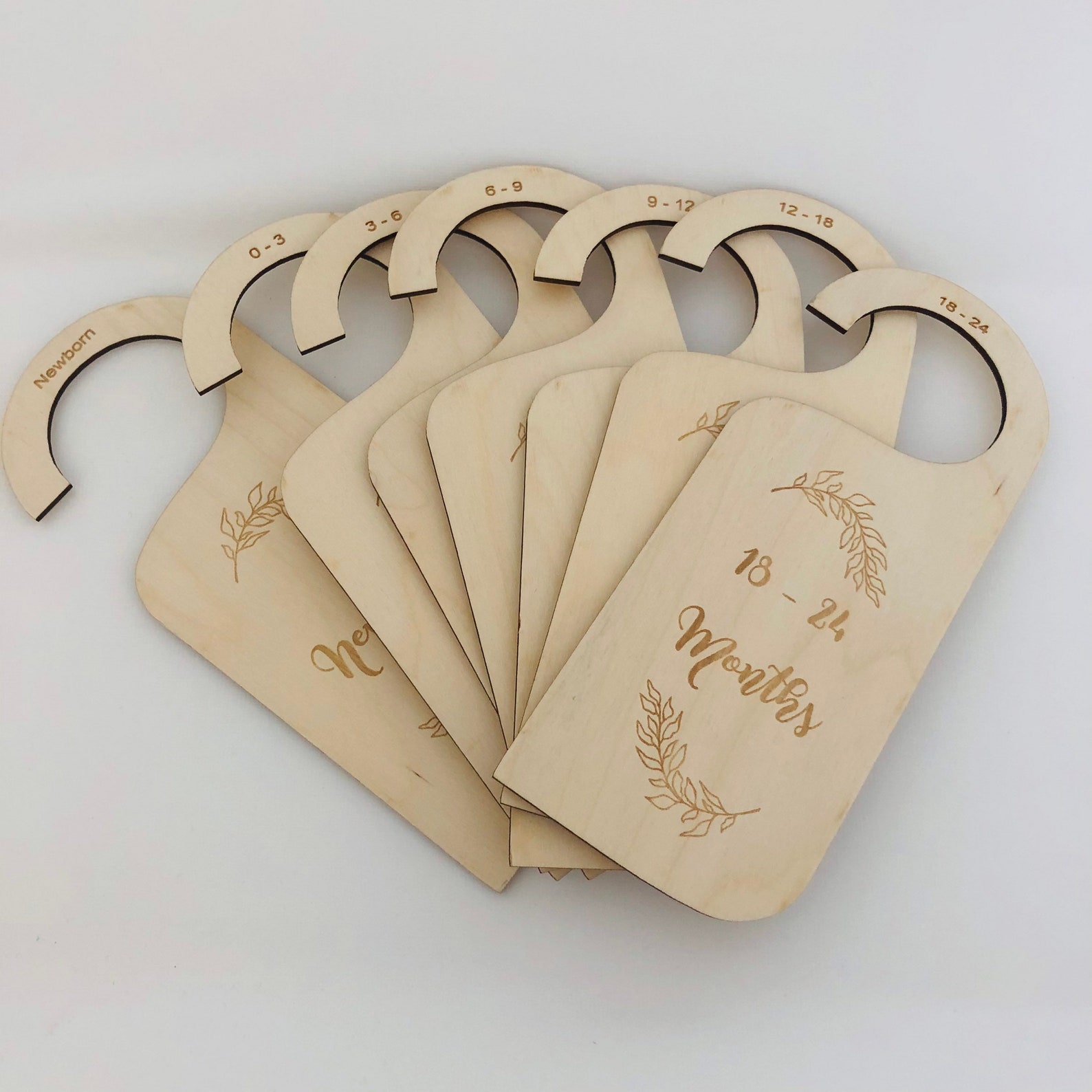 Wooden Baby Clothes Dividers Wardrobe Organisation Baby Etsy