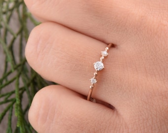 Promise Ring for Her Multistone Ring Engagement Ring