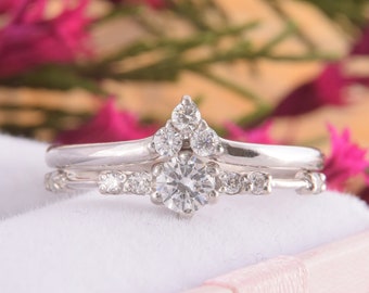 Sac Silver 925 Sterling Silver Gold Plated Ring – Thin Band With Clear CZ, Sizes 3-12