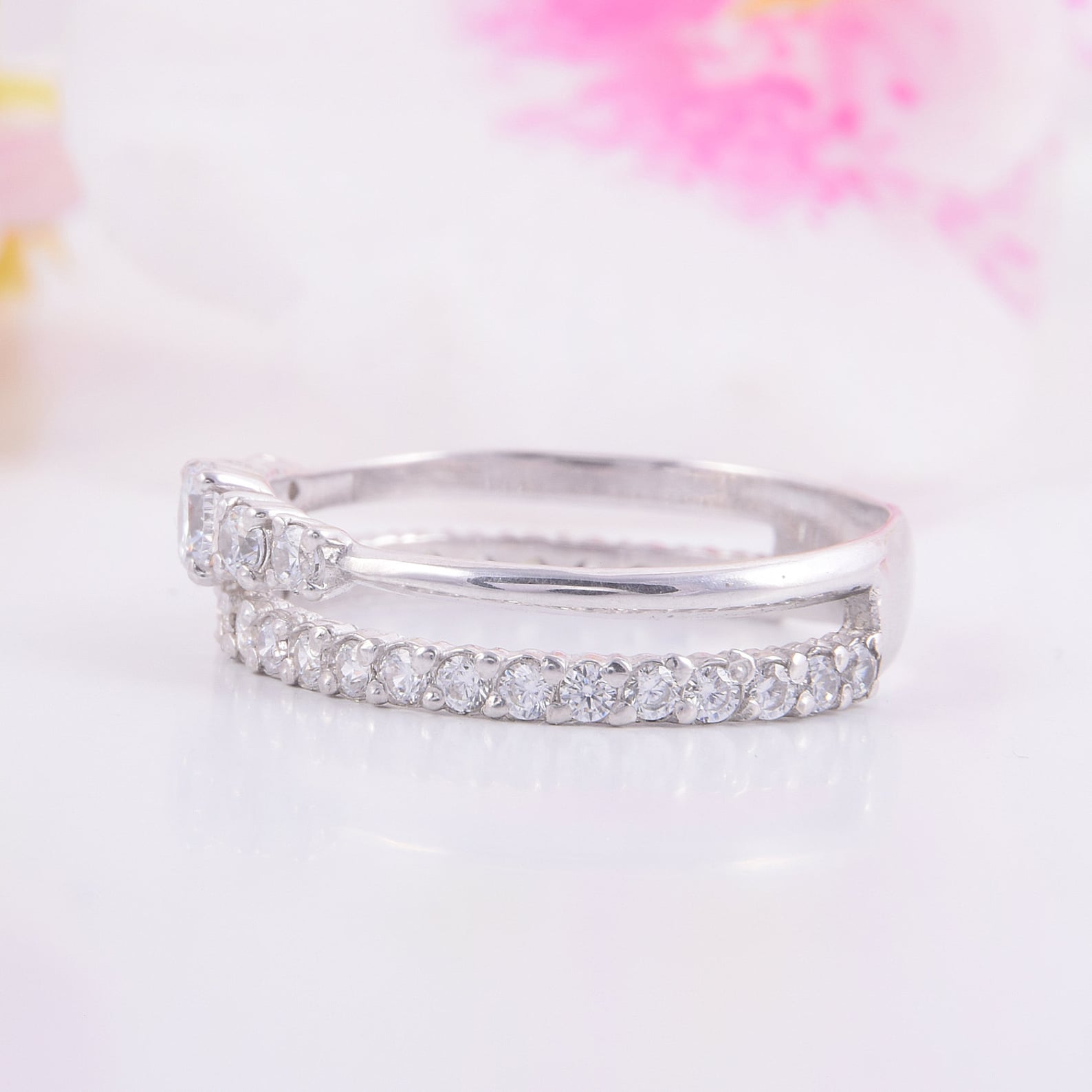 Unique 925 Sterling Silver Womens Wedding Band Dainty Wedding - Etsy