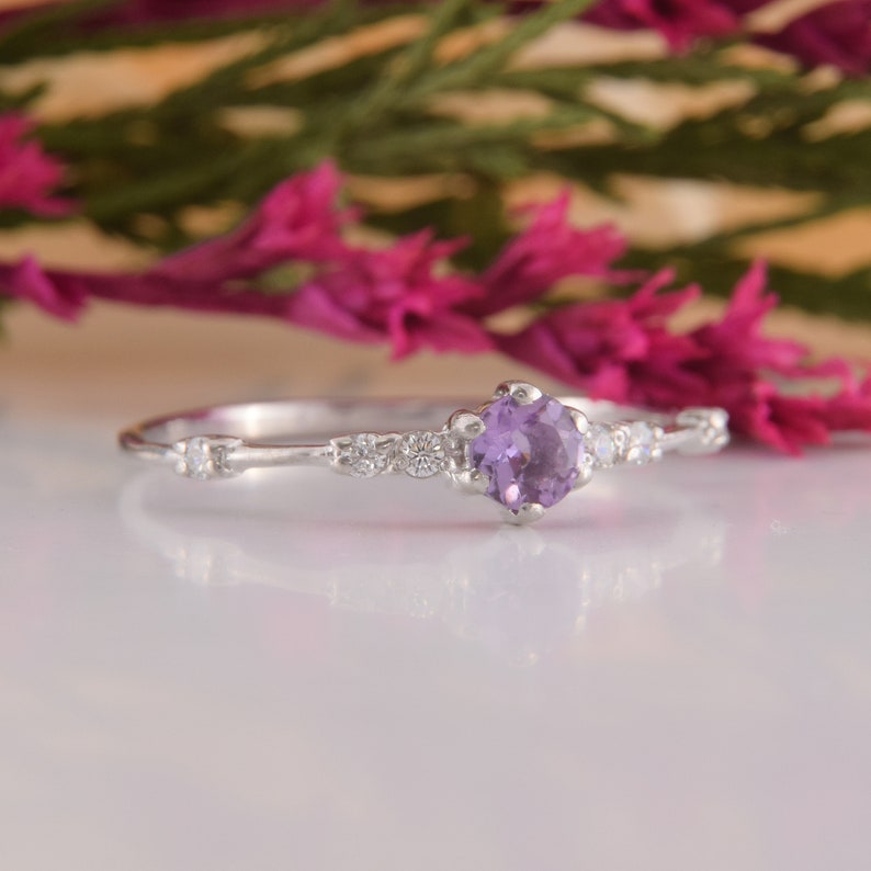 amethyst promise ring amethyst promise ring