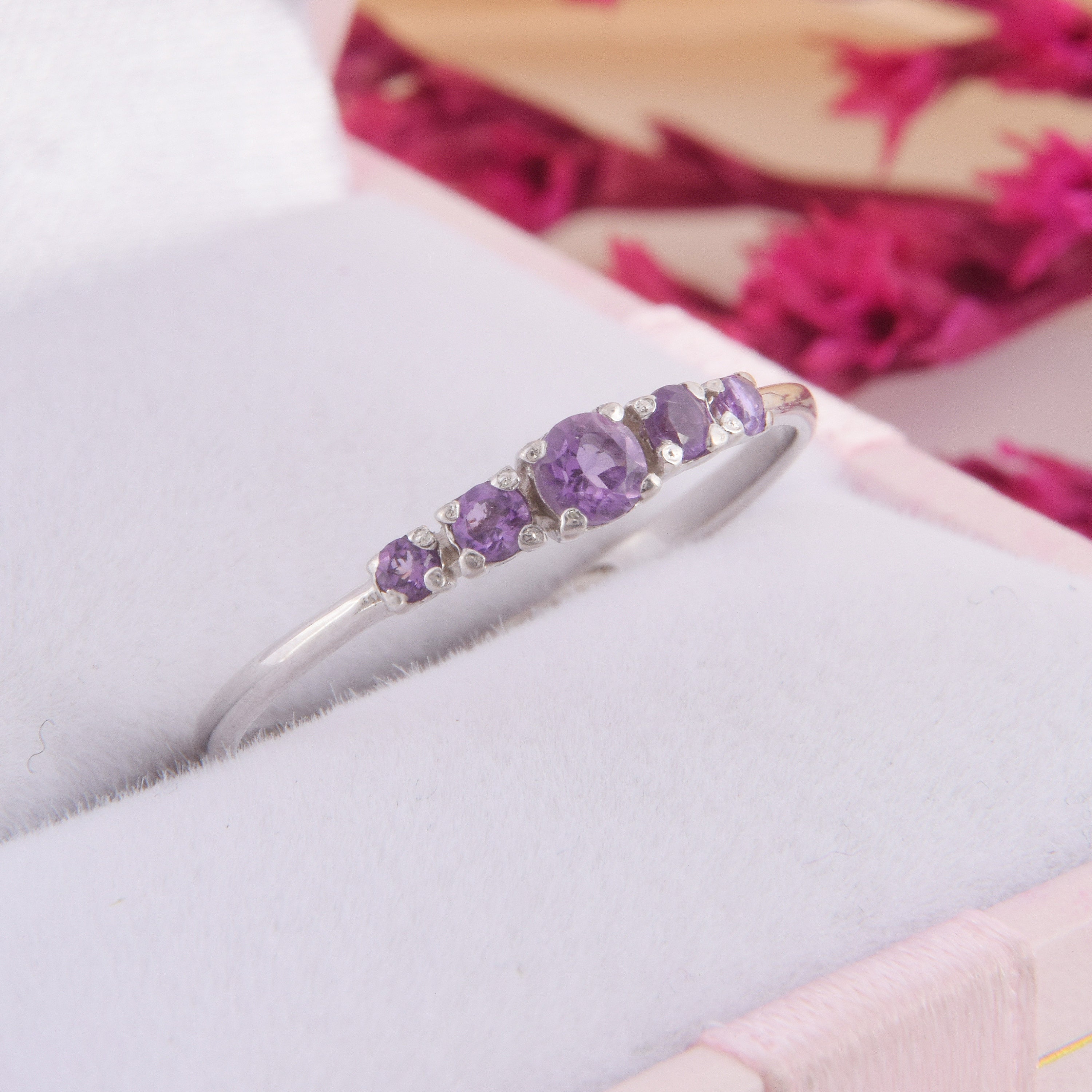 amethyst promise ring amethyst promise ring