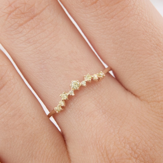 Dainty Pearl Peridot Ring Dainty Pearl Peridot Ring