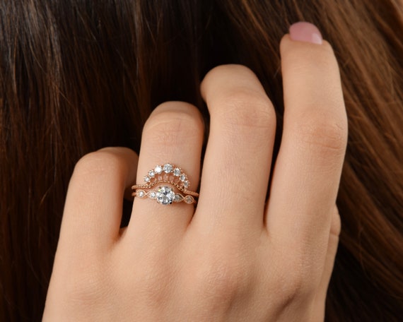 14k oro estilo victoriano corte cz de - España