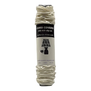Ivory Satin Cord Cover
