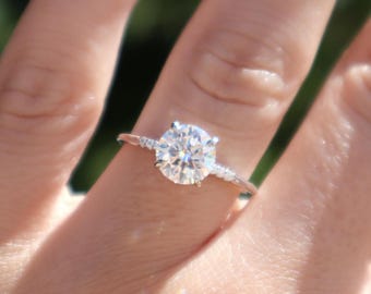 IGI Certified Lab Grown Diamond Solitaire Ring, Engagement Ring