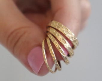 Gold Ring, 14k Gold Ring, Gold Rings, Pattern Ring, Vintage Ring, Gold Filled Ring, Gold Band, Wedding Ring, Jewelry Gift, Gift for her
