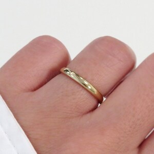 Gold Band, Thick Gold Band, Half Round Ring, Gold Ring, 14k Gold Filled Ring, Stacking Ring, Simple Gold Ring, Gold Filled Ring, Thick Ring