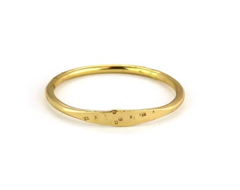 14k Gold Filled Ring, Stacking Ring, 1.2 mm Band, Hammered Ring, Dainty Ring, Minimal Gold Ring, Gold Band, Simple Ring, Gold Ring