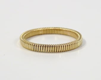 Gold Band, Thick Gold Band, Gold Ring, 14k Gold Filled Ring, Stacking Ring, Simple Gold Ring, Gold Filled Ring, Thick Ring, Hammered Ring