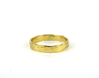 14k Gold Filled Stacking Ring, Thick Gold Ring, 3mm, Simple Gold Ring, Stacking Ring, Minimalist Ring