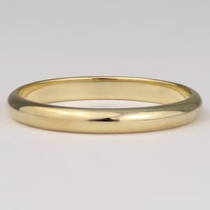 14k Gold Ring, Gold Ring, Gold Band, Half Round Ring, Wedding Ring, Gold Ring, Stacking Ring, Wedding Band, Gold Band, Gold Rings, 14k Gold