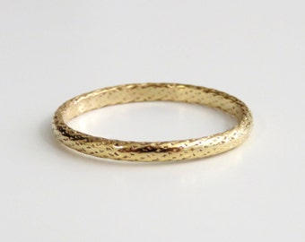 Gold Band, Thick Gold Band, Half Round Ring, Gold Ring, 14k Gold Filled Ring, Stacking Ring, Simple Gold Ring, Gold Filled Ring, Thick Ring