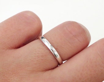 Silver Band, Thick Silver Band, Half Round Ring, Silver Ring, Sterling Silver Ring, Stacking Ring, Simple Silver Ring, Silver Wedding Band