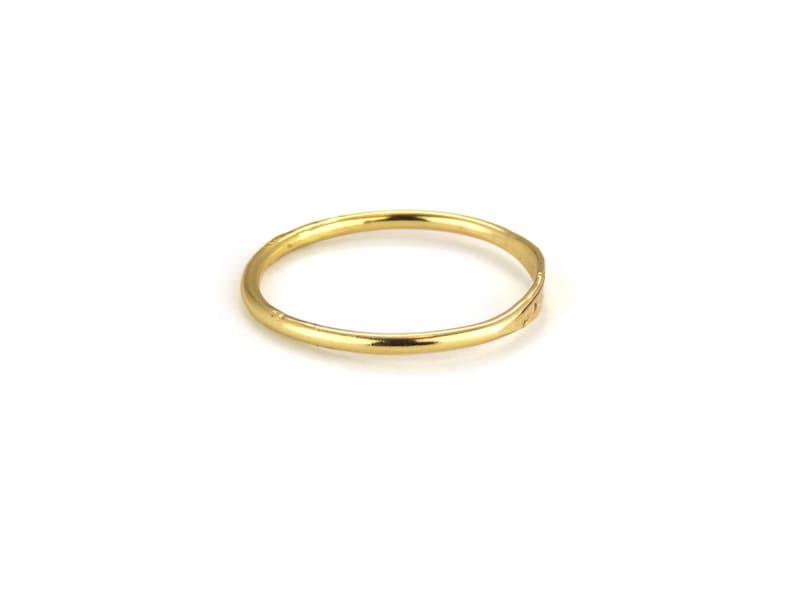 Simple Ring Minimal Gold Ring Gold Band 14k Gold Filled Ring Stacking Ring Gold Ring 1.2 mm Band Hammered Ring Dainty Ring