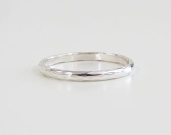 Silver Band, Silver Patten Ring, Silver Ring, Sterling Silver Ring, Silver Stack Ring, Pattern Silver Ring, Wedding Band, Half Round Ring
