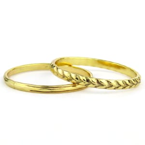 Gold Filled Ring, Simple Gold Ring, Gold Stacking Ring Set, Gold Ring, 14k Gold Filled Ring, Thick Gold Ring, Dainty Ring, Minimalist Ring