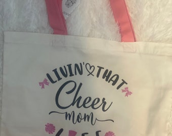 Cheer mom handbag/market bag/luggage/everyday bag