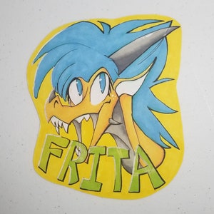 Traditional Fursona Badge Commissions