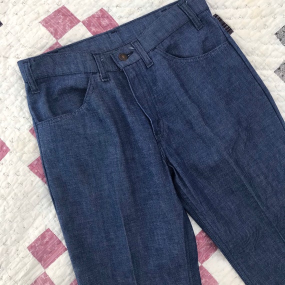 RARE 1960’s Sta-Prest Big E Levi’s- Dark Denim Bel
