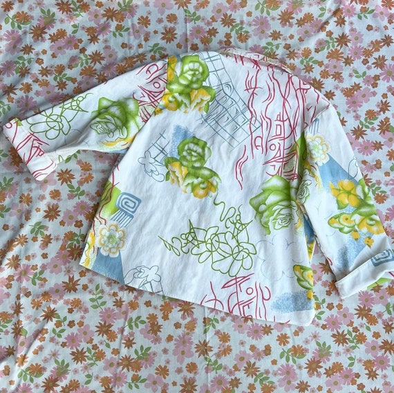 Vintage 1980s Funky Lily of California Top- XL - image 2