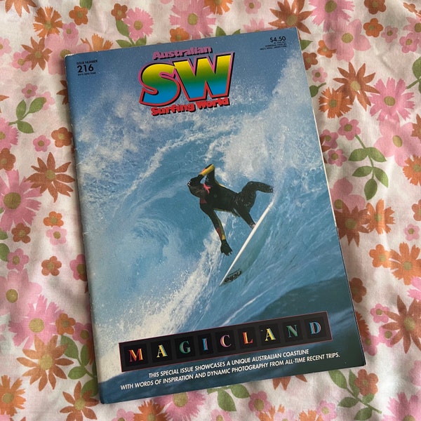 Vintage 1990s Australian Surfing World Magazine- Special Issue 216