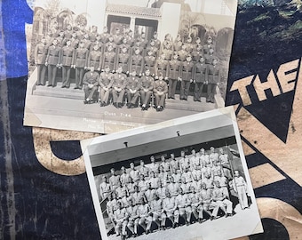 Vintage WWII Air Corps + Marine Aviation Supply Group Photos