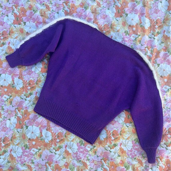 Vintage 1980s Angora Sweater- Kippsport- XL - image 5