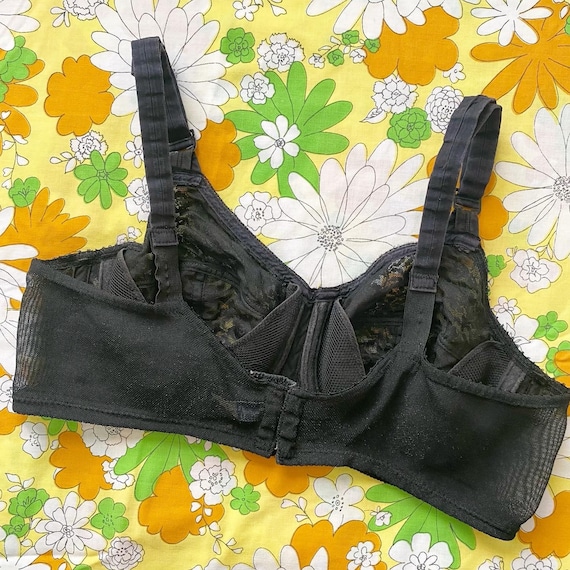 Vintage 1950s Black Maidenform Interlude Bra- 32D - image 3