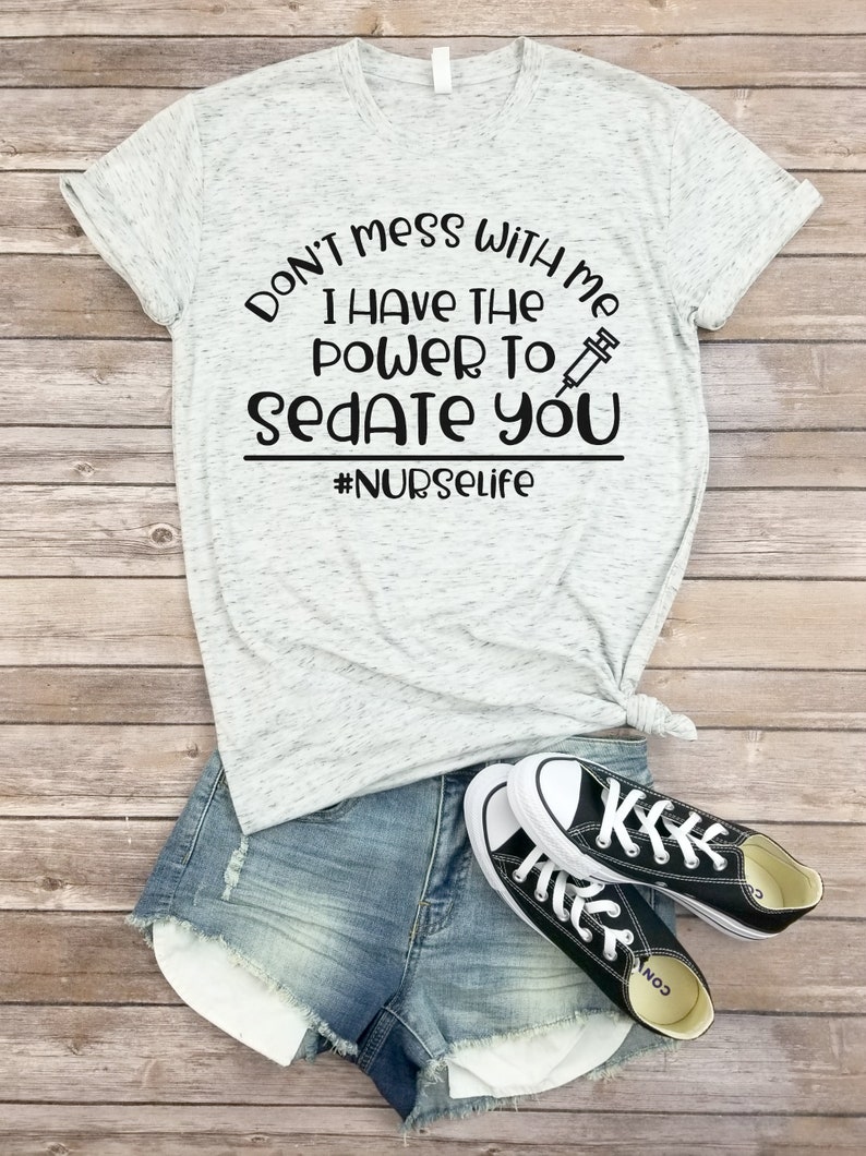 Leg Dich Nicht Mit Mir Krankenschwester Lifetshirt Zeit Studie Damen Herren Shirt Lustige Sprüche Geschenk Für Krankenschwestern