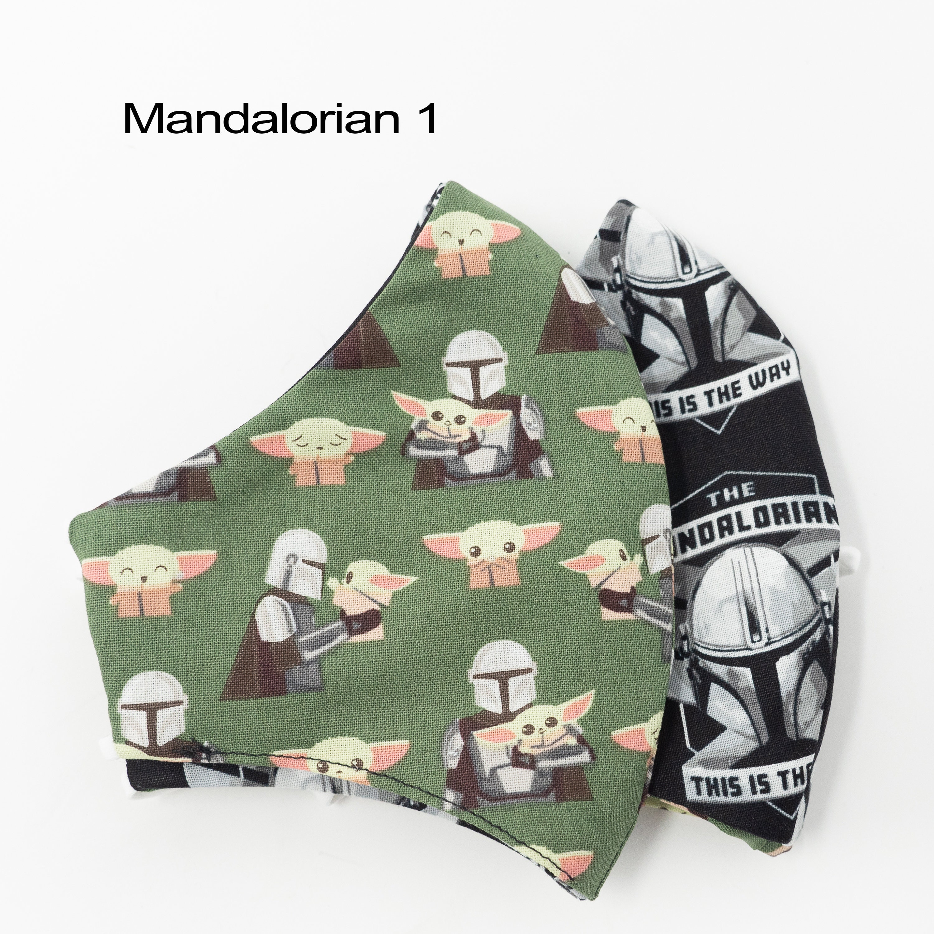 Adjustable, Reversible Face Mask Mandalorian 1