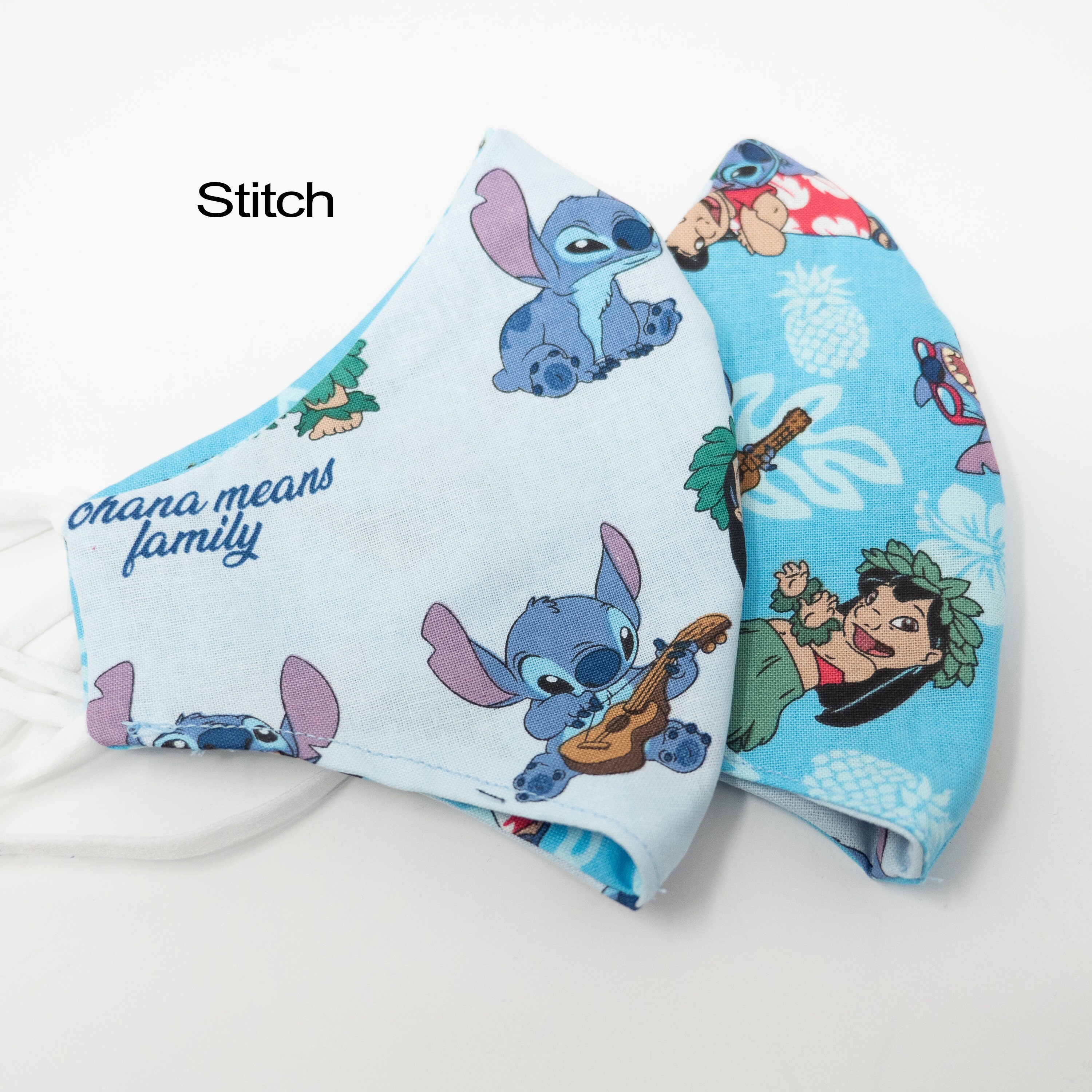 Adjustable, Reversible Face Mask Lilo and Stitch