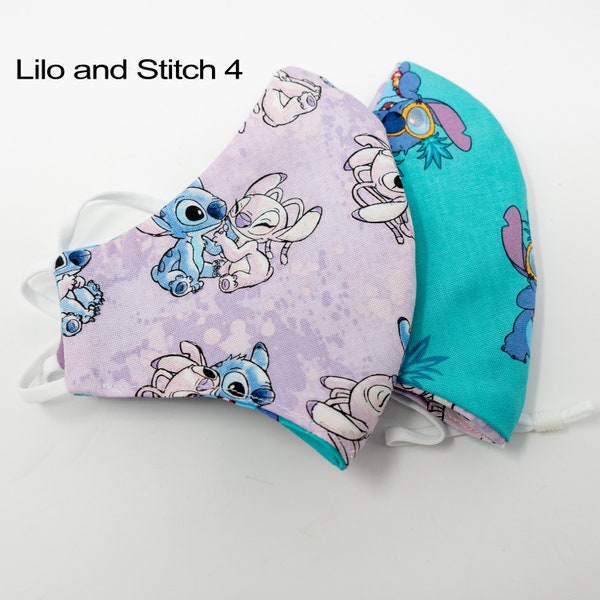 Adjustable, Reversible Face Mask Lilo and Stitch 4