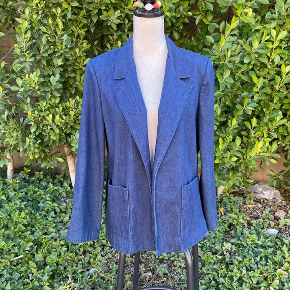 1970s Denim Blazer