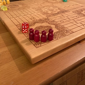 4 Player Animal Theme Pachisi Board