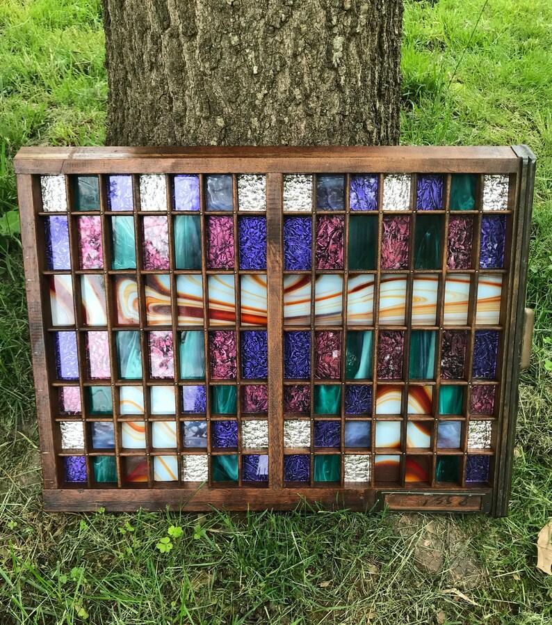 Stained Glass Wall Art Collage 2 Printers Tray