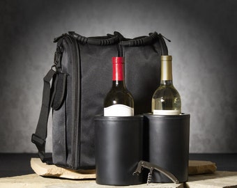 CaddyO Dual Travel Tote and Two Iceless Chillers