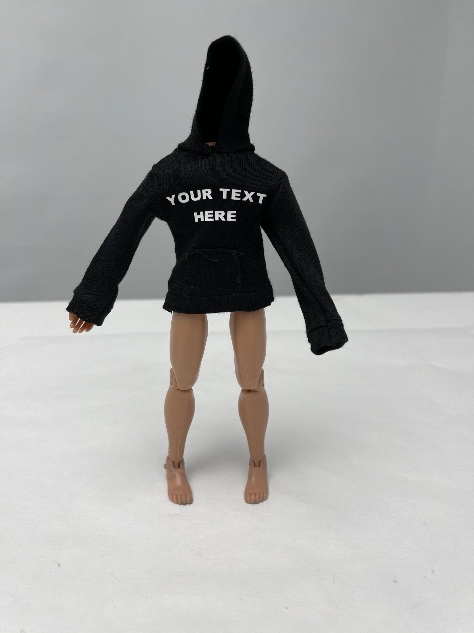 Custom Action figure hooded sweatshirt 8 inch - Etsy.de