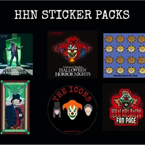 halloween horror nights stickers