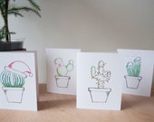 Holiday Cactus Cards