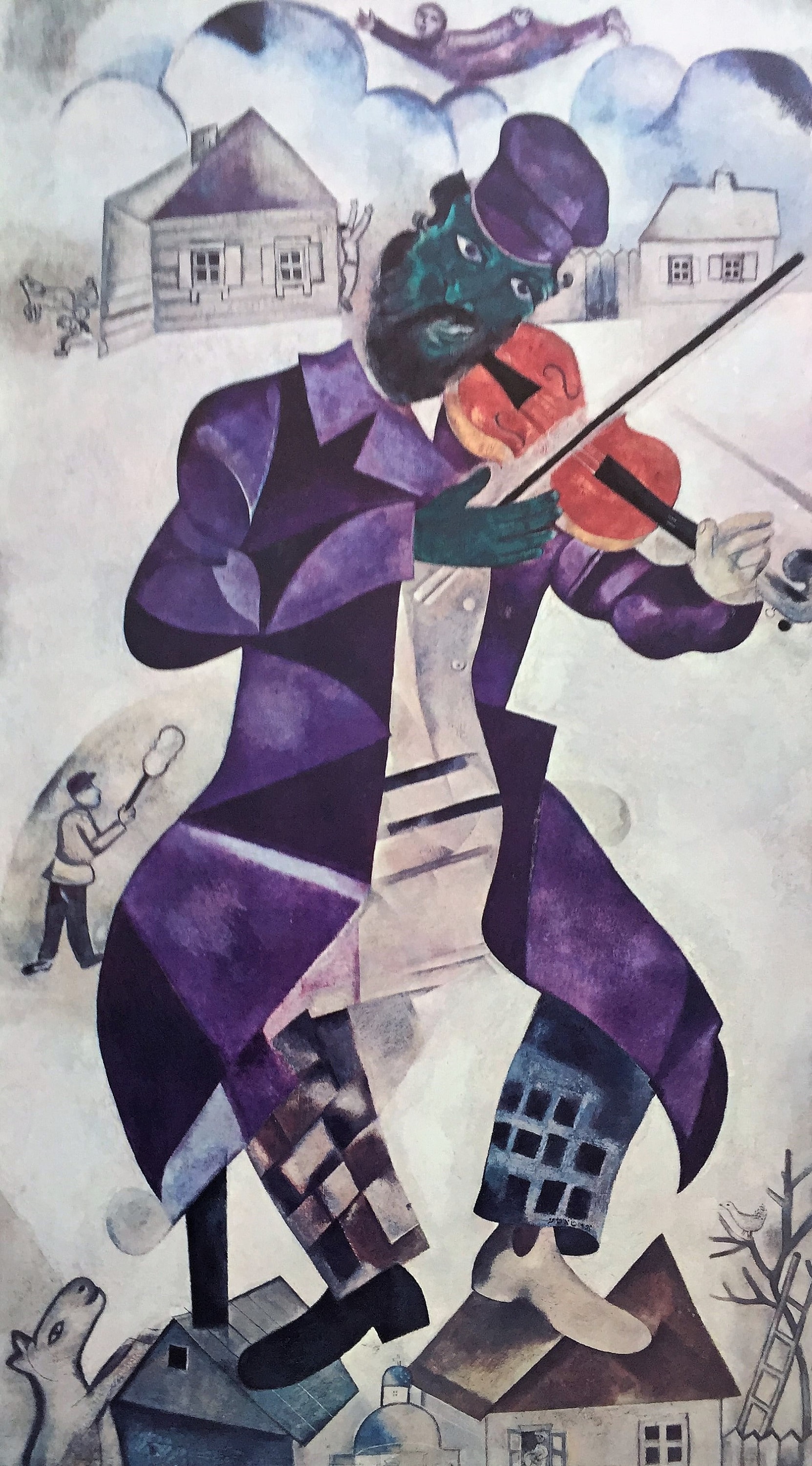 Marc Chagall Original Exhibition Lithography Poster 