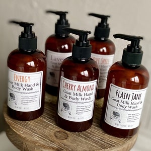 Goat Milk Hand & Body Wash- Liquid Soap